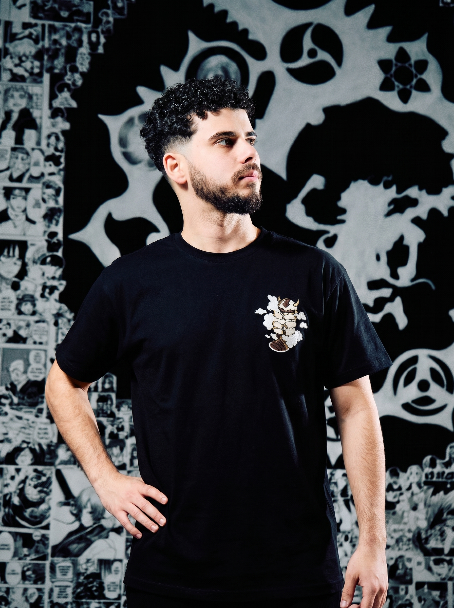 Appa Premium Embroidered Short Sleeve T-Shirt – Avatar Anime Streetwear