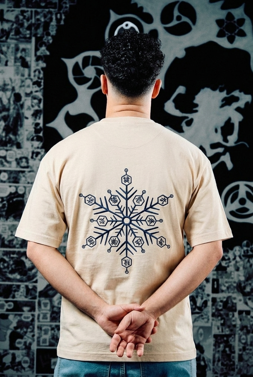 Jujutsu Kaisen T-Shirt – Domain Expansion Back Print Edition - Beige