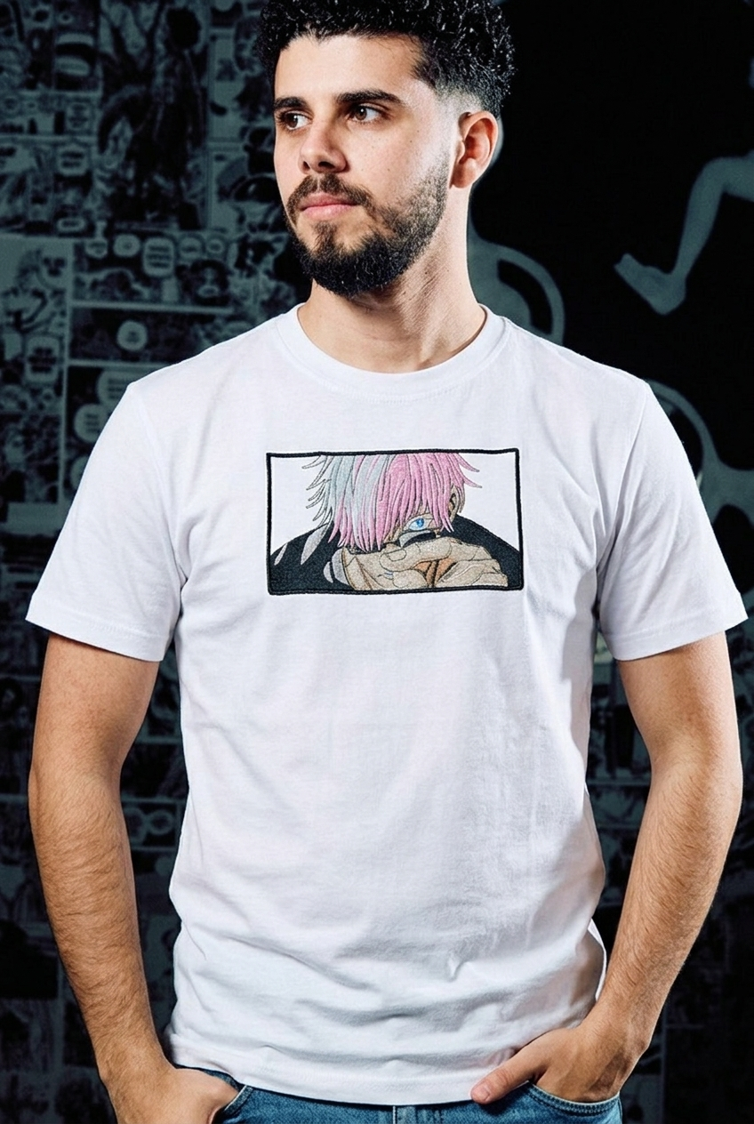 Jujutsu Kaisen T-Shirt – Gojo Satoru Limitless Edition - White