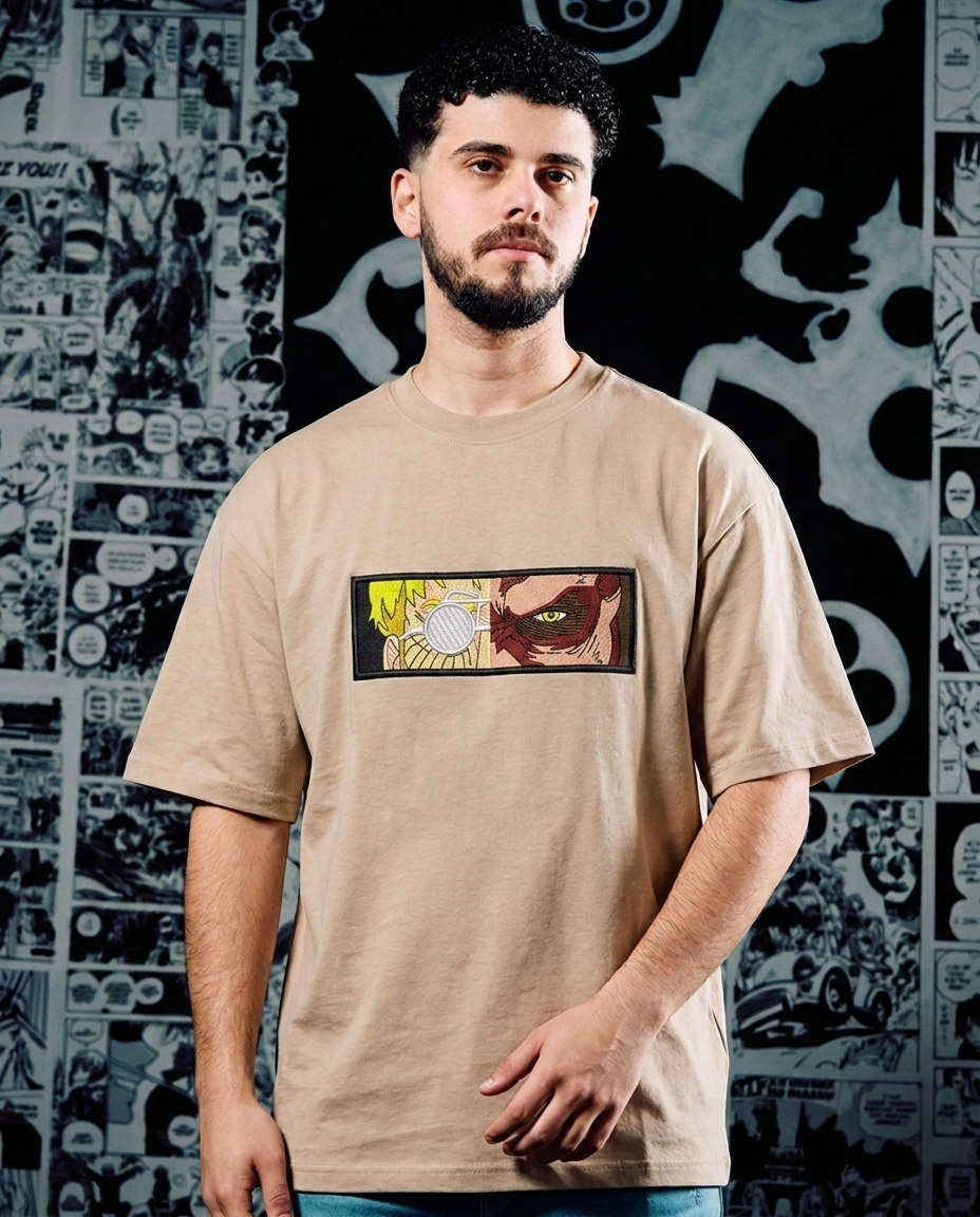 Zeke Yeager Beast Titan Embroidered Tee