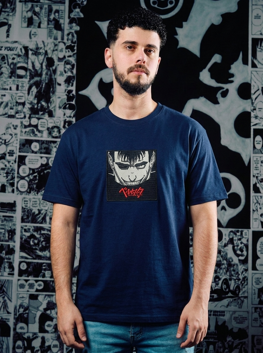 Apostle's Wrath Embroidered Tee - Navy