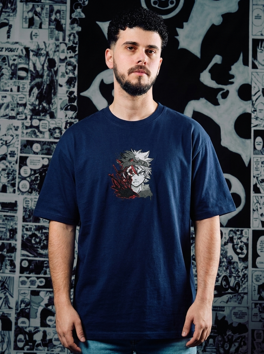 Wind Spirit Mage Embroidered Tee - Beige