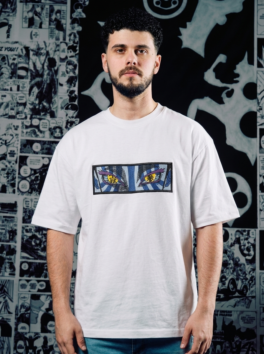 Water Breathing Embroidered Tee - White