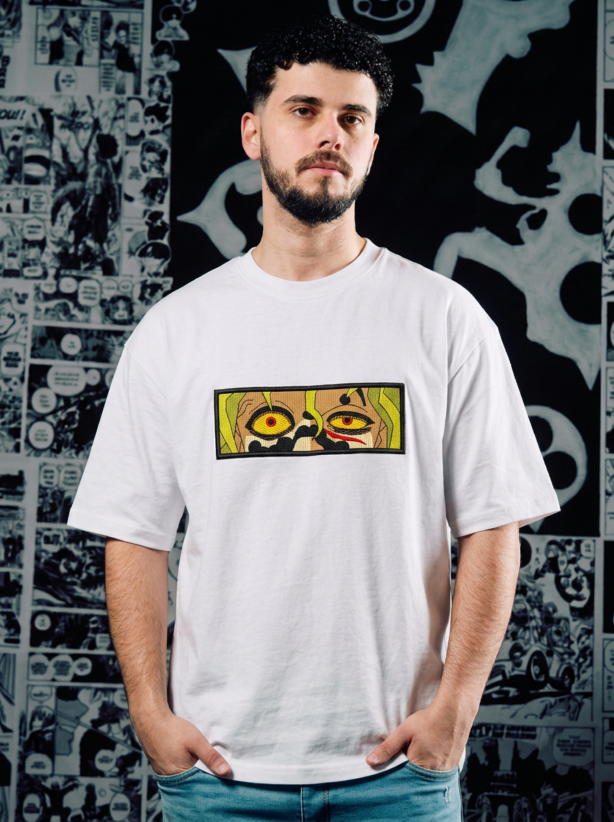 Mist Hashira Embroidered Tee - White