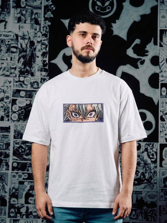 Demon Slayer Corps Embroidered Tee - White