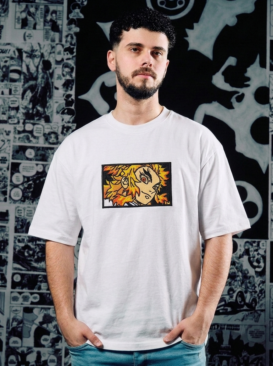 Total Concentration Embroidered Tee - White