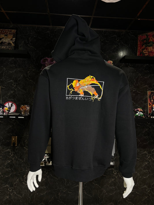 Demon Slayer Hoodie – Zenitsu Thunderclap Edition