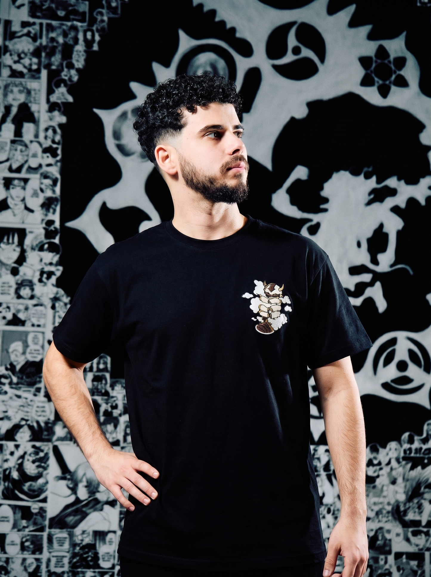 Appa Premium Embroidered Short Sleeve T-Shirt – Avatar Anime Streetwear