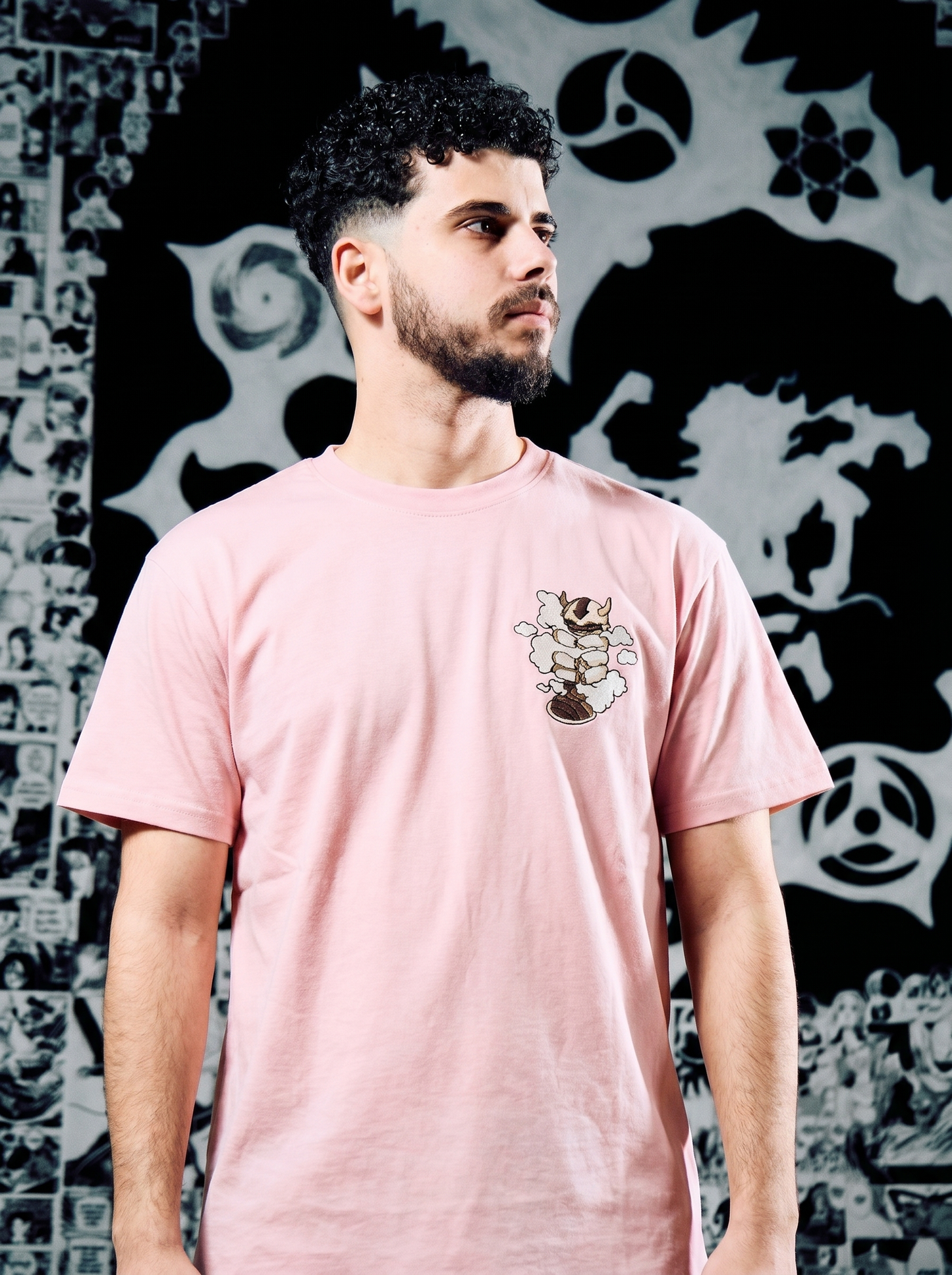 Appa Premium Embroidered Short Sleeve T-Shirt – Avatar Anime Streetwear