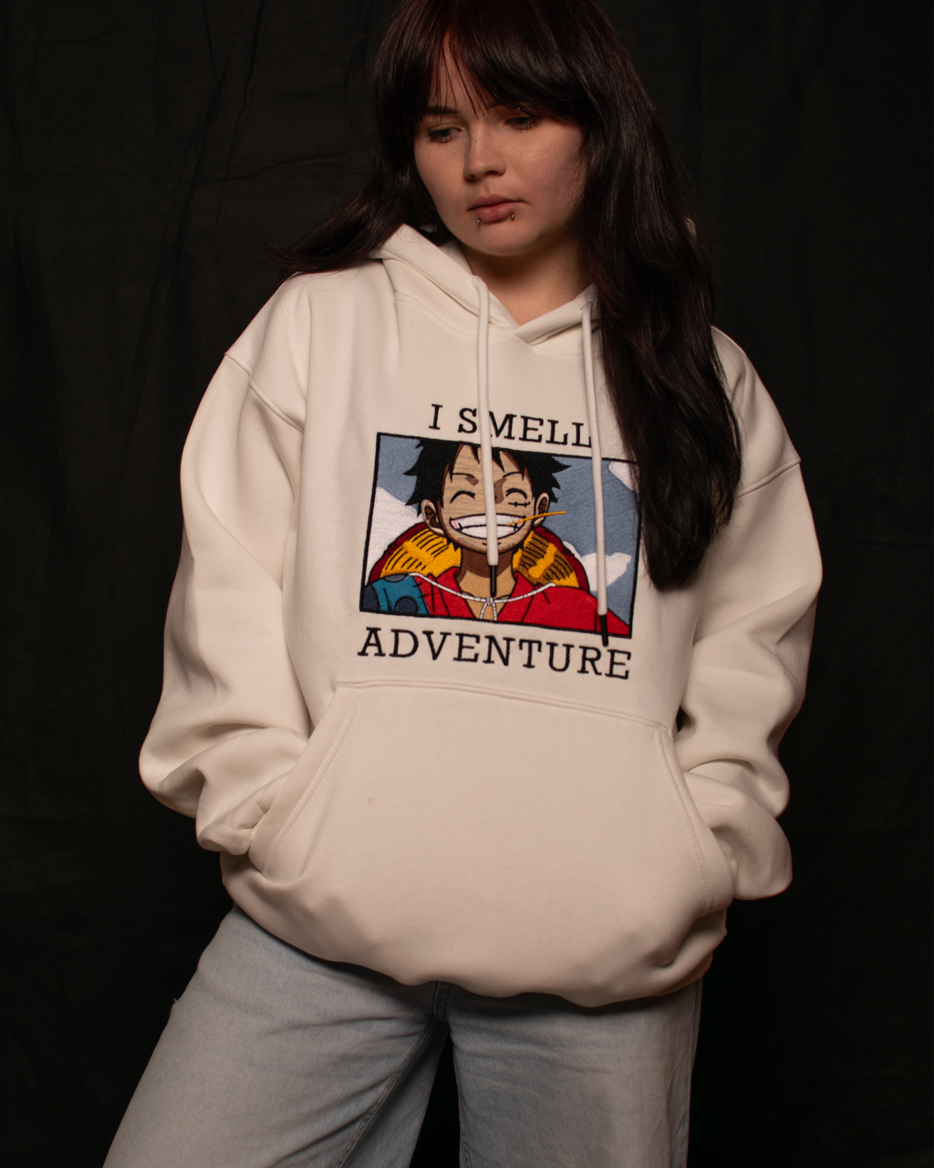 One Piece Hoodie - Luffy ´I Smell Adventure´ Edition