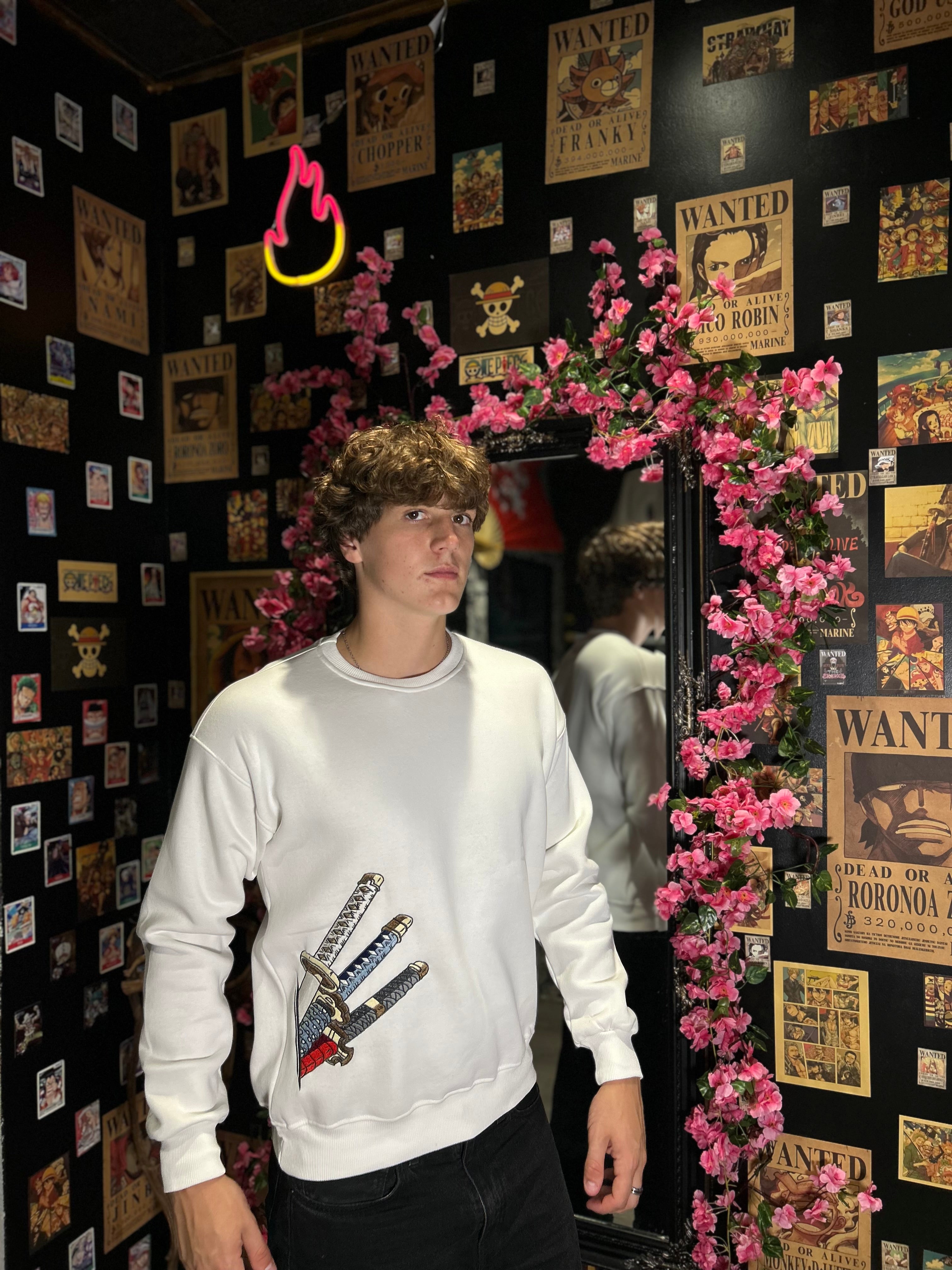 One Piece Sweater – Zoro’s Three Swords Edition