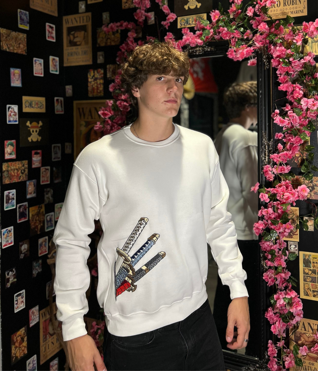 One Piece Sweater – Zoro’s Three Swords Edition