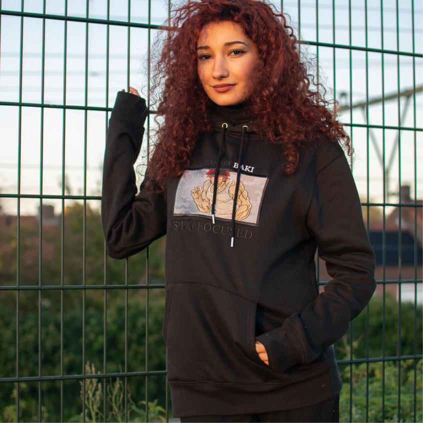 Baki Hoodie – Hanma Baki ´Stay Focused´ Edition