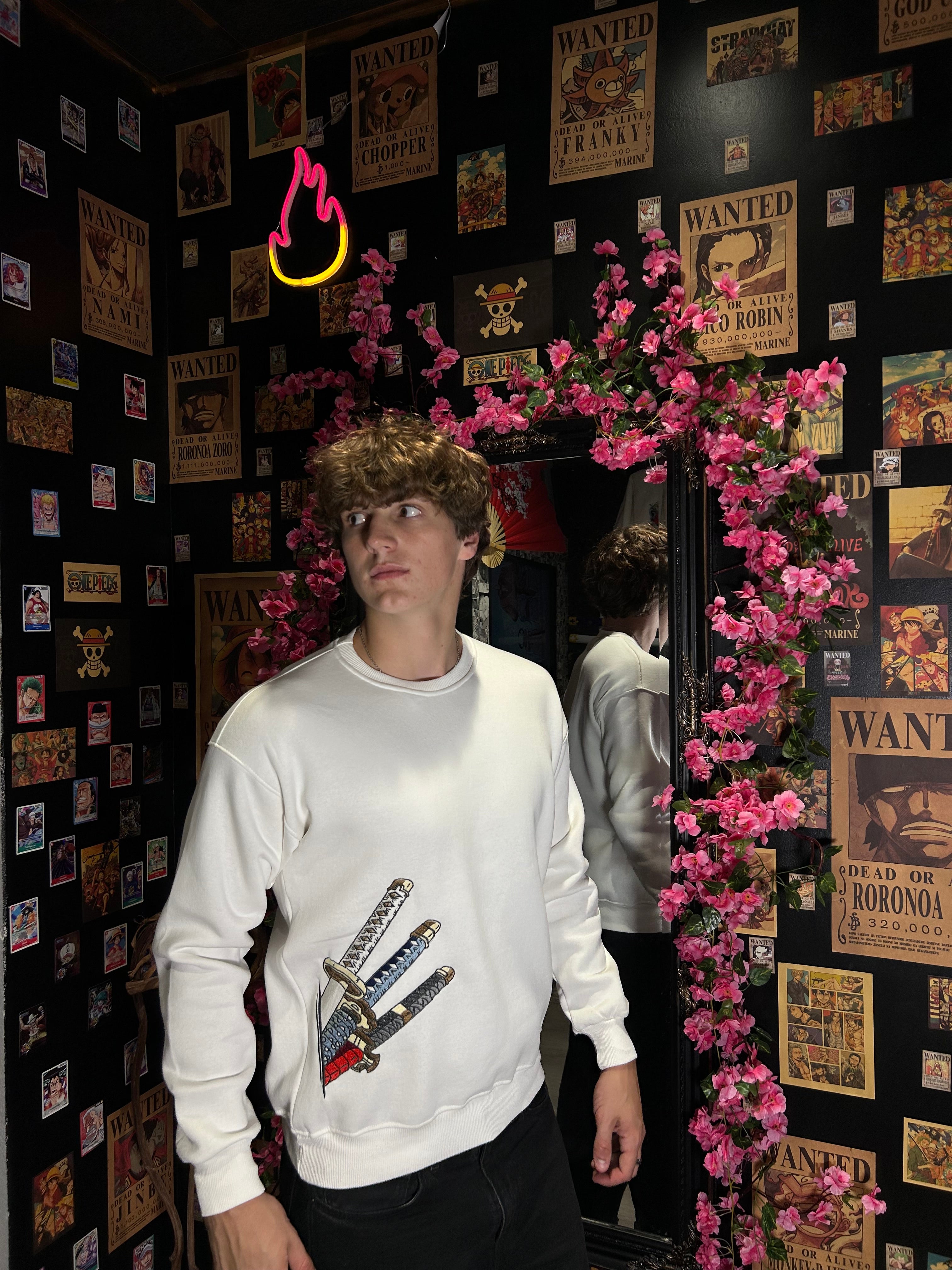 One Piece Sweater – Zoro’s Three Swords Edition