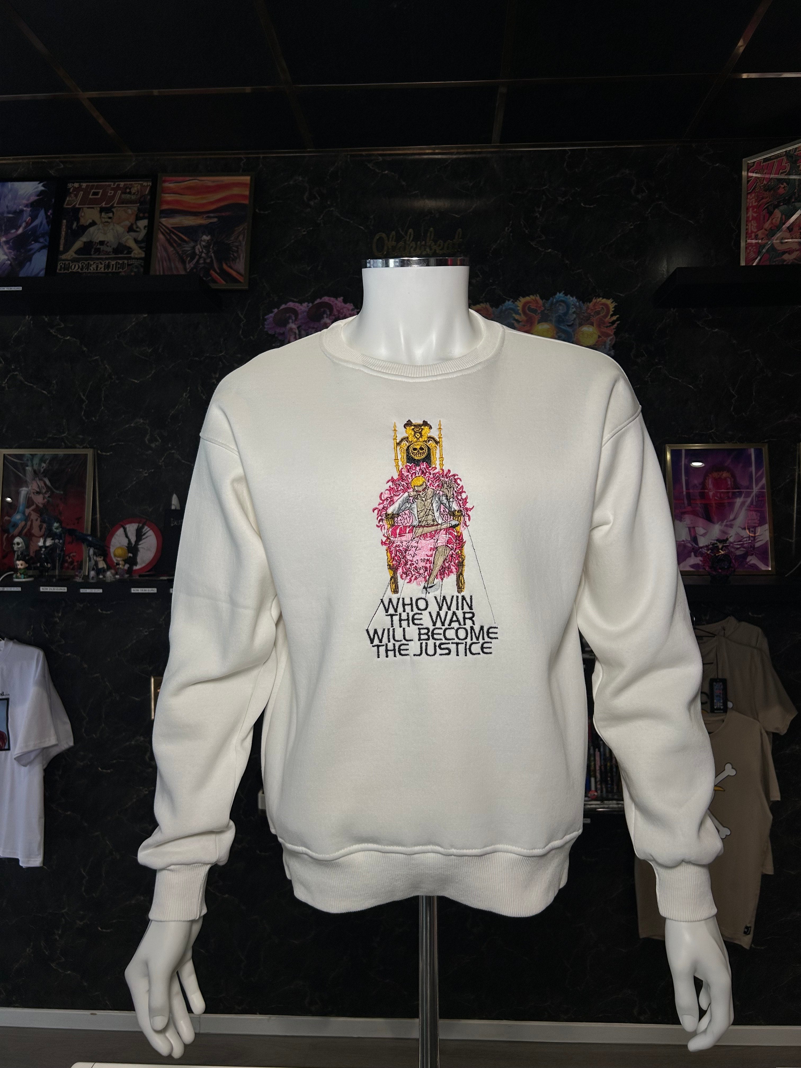 One Piece Crewneck Sweater – Donquixote Doflamingo Edition