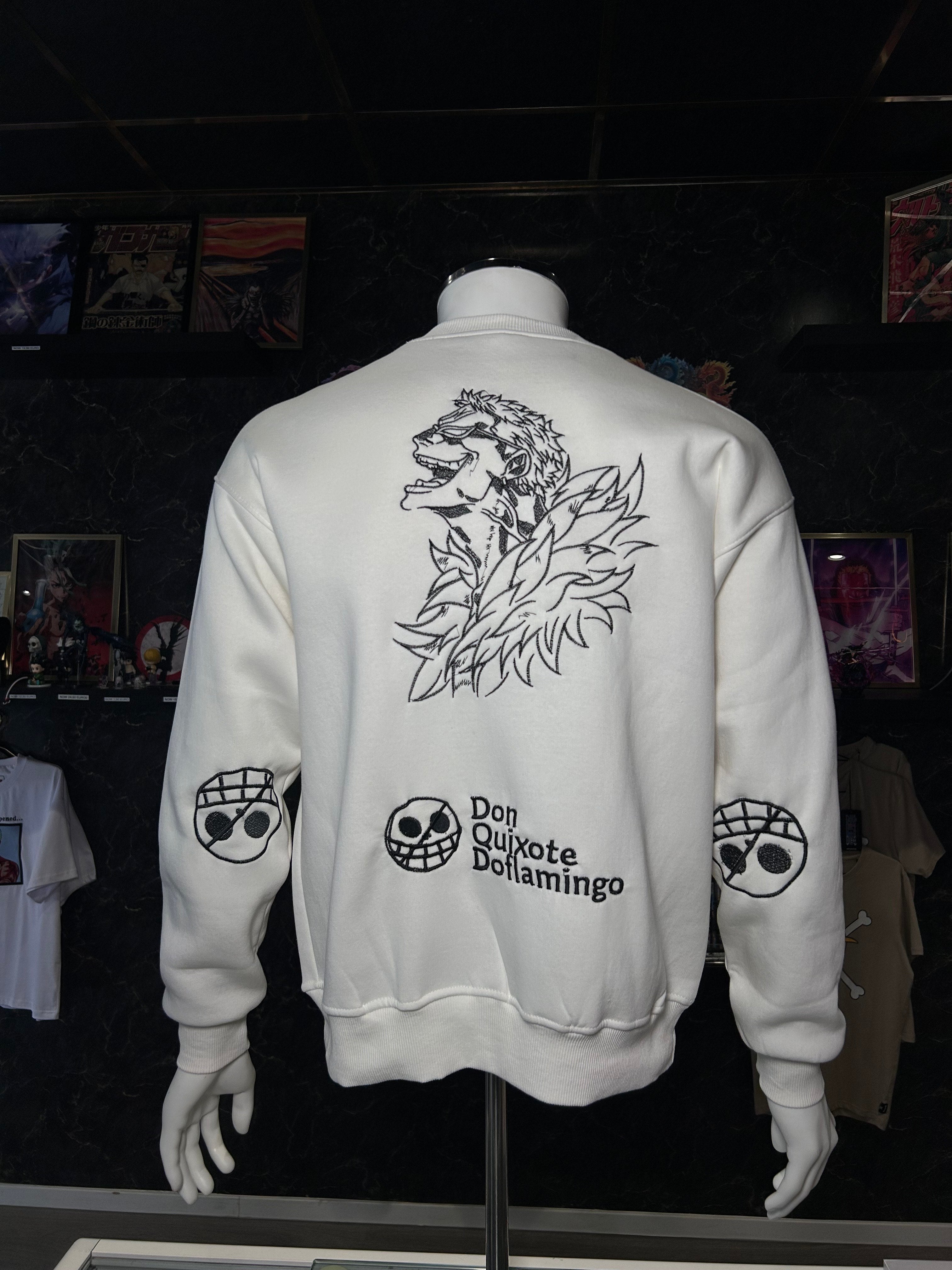 One Piece Crewneck Sweater – Donquixote Doflamingo Edition