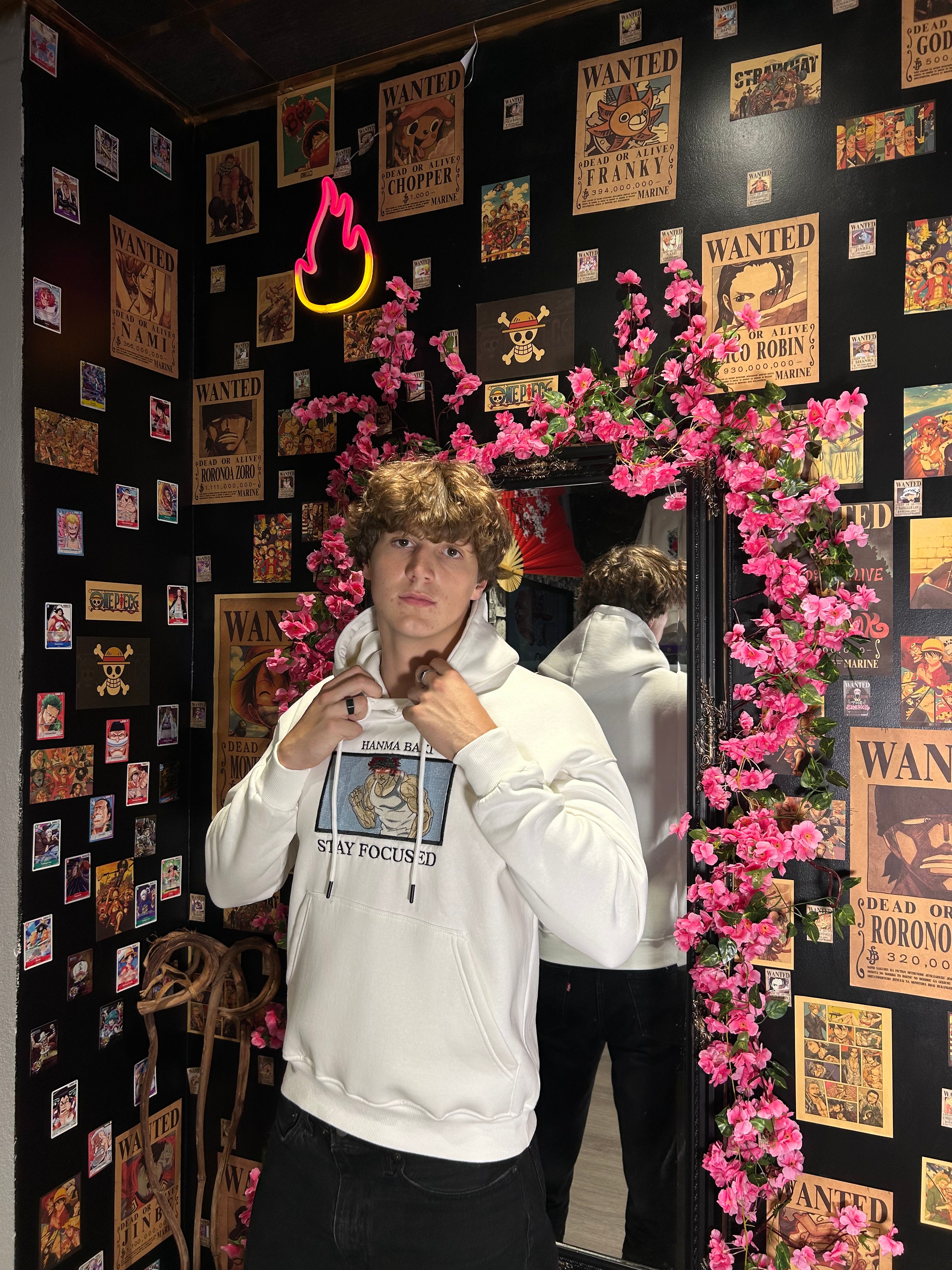 Baki Hoodie – Hanma Baki ´Stay Focused´ Edition