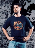Tanjiro Kamado Premium Embroidered Short Sleeve T-Shirt – Demon Slayer Anime Streetwear