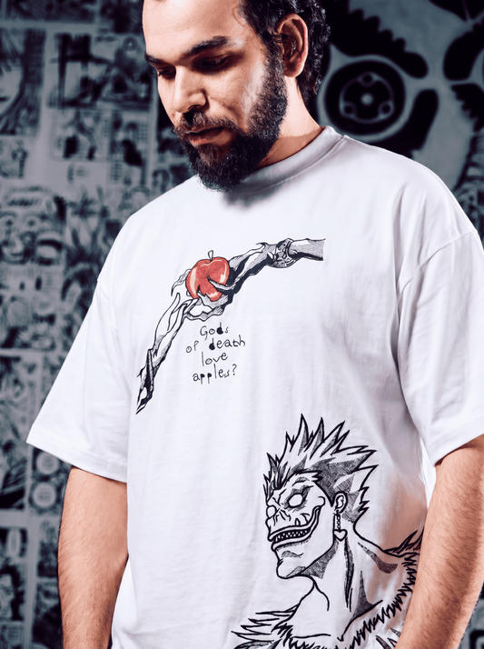 Death Note 2-in-1 Premium Embroidered Short Sleeve T-Shirt – Dual Design Anime Streetwear