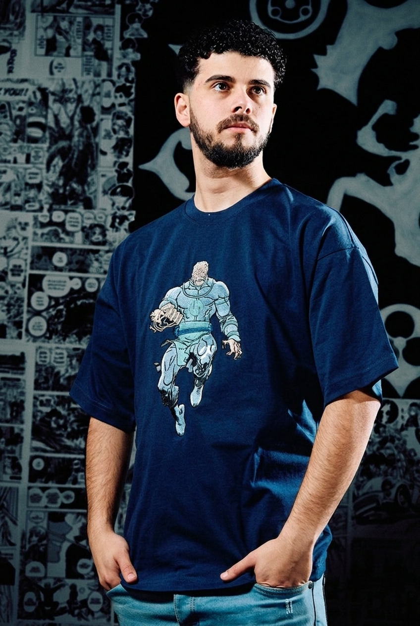 One Punch Man T-Shirt – Garou Monster Edition - Navy Blue
