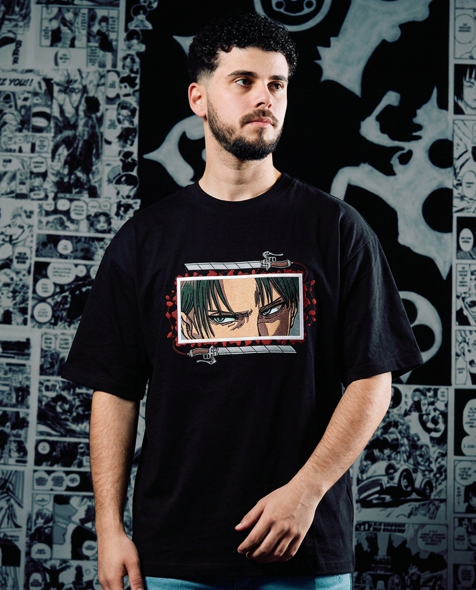 Survey Corps Squad Embroidered Tee