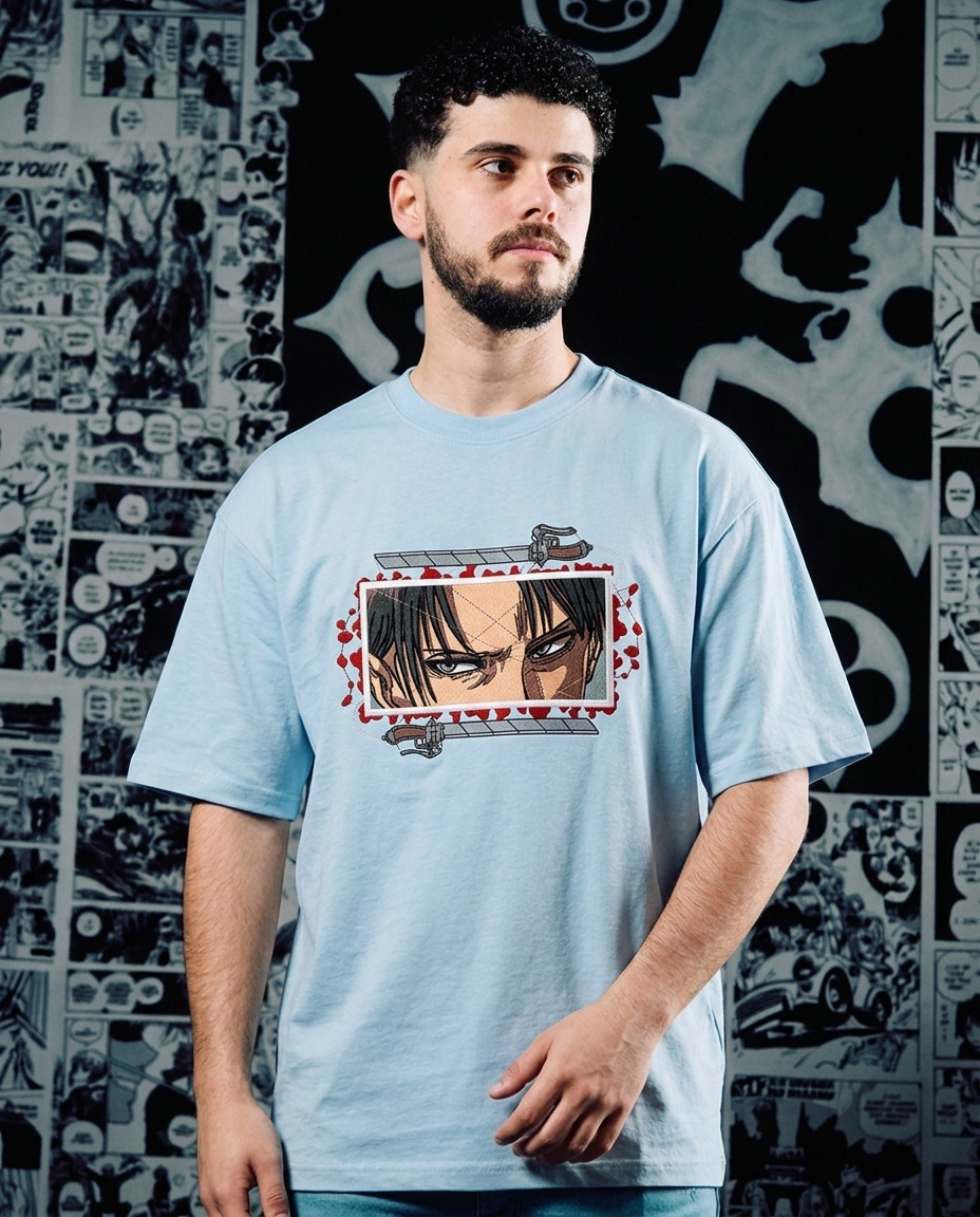 Survey Corps Squad Embroidered Tee