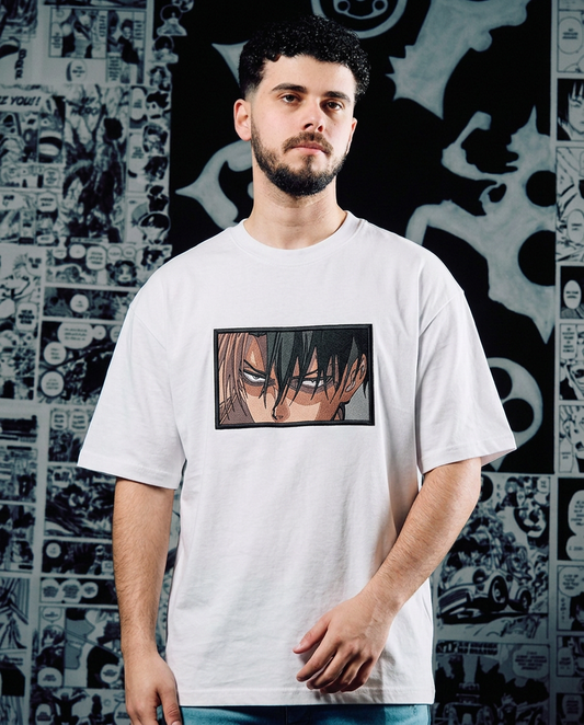 Levi Ackerman Elite Embroidered Tee