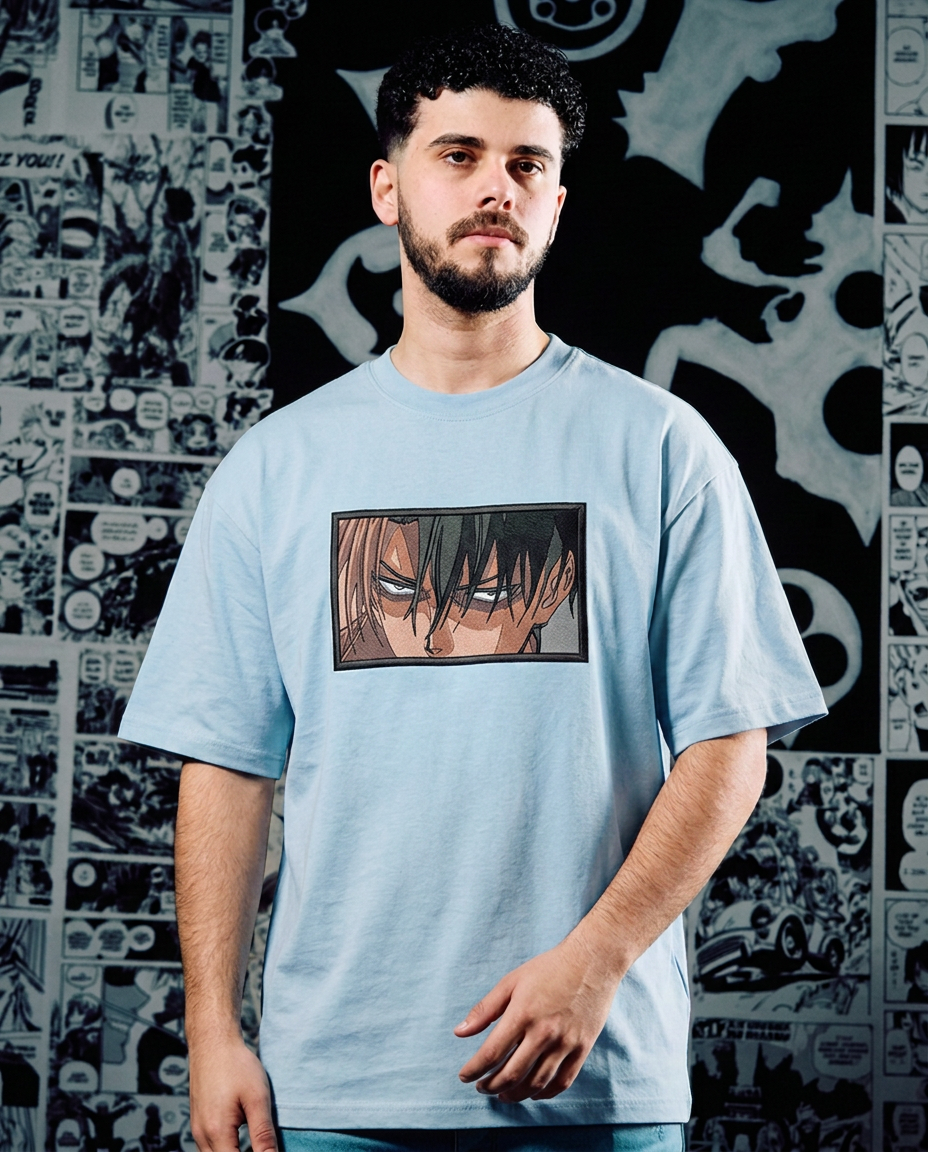 Levi Ackerman Elite Embroidered Tee