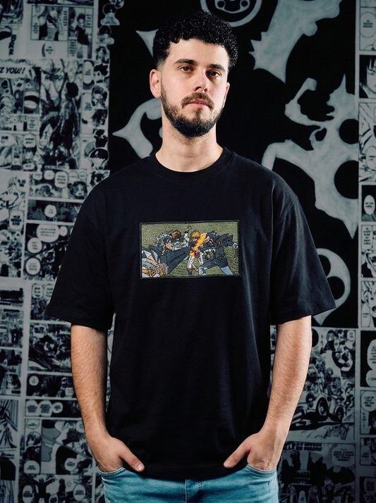 Anti-Magic Swordsman Embroidered Tee - Black