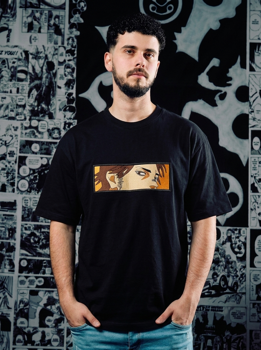 Clover Kingdom Elite Embroidered Tee - Black