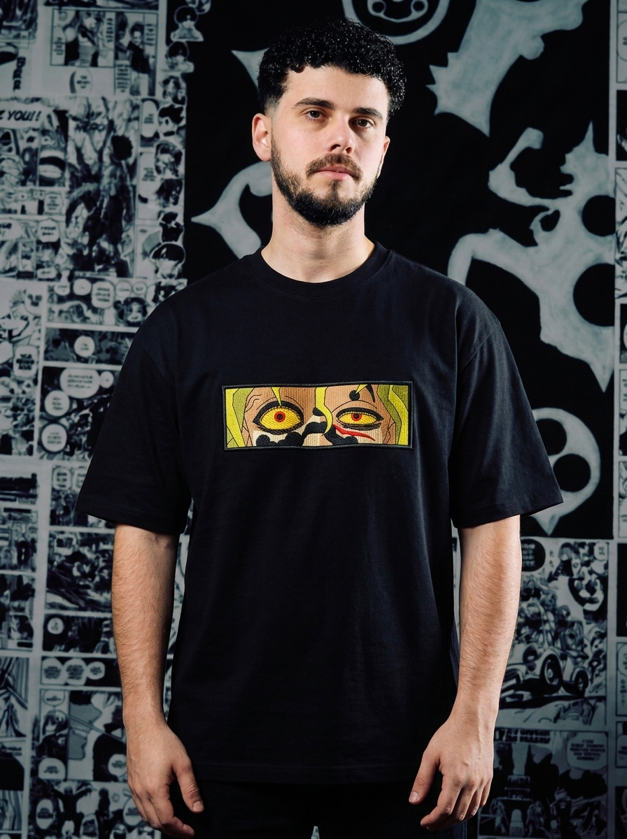 Mist Hashira Embroidered Tee - Black