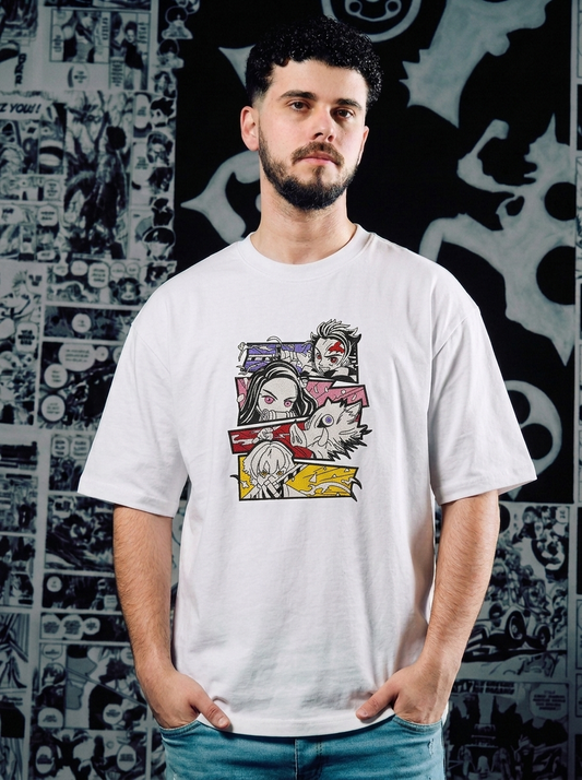 Beast Breathing Embroidered Tee - White
