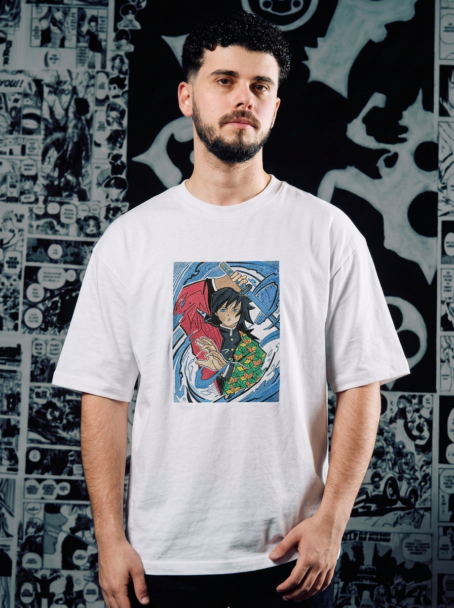 Progenitor of Demons Embroidered Tee - White