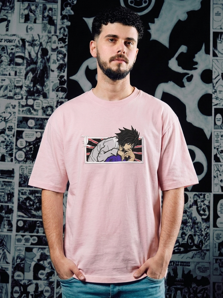 Just Justice Embroidered Tee - Light Pink