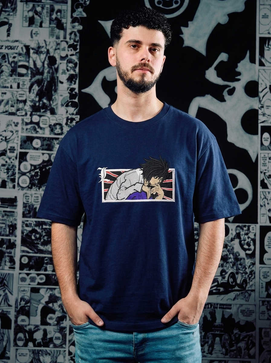 Just Justice Embroidered Tee - Navy