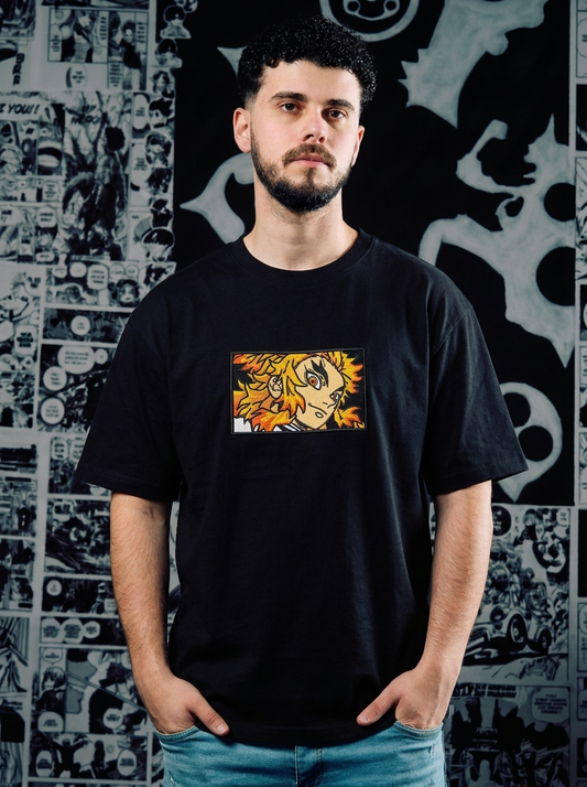 Total Concentration Embroidered Tee - Black