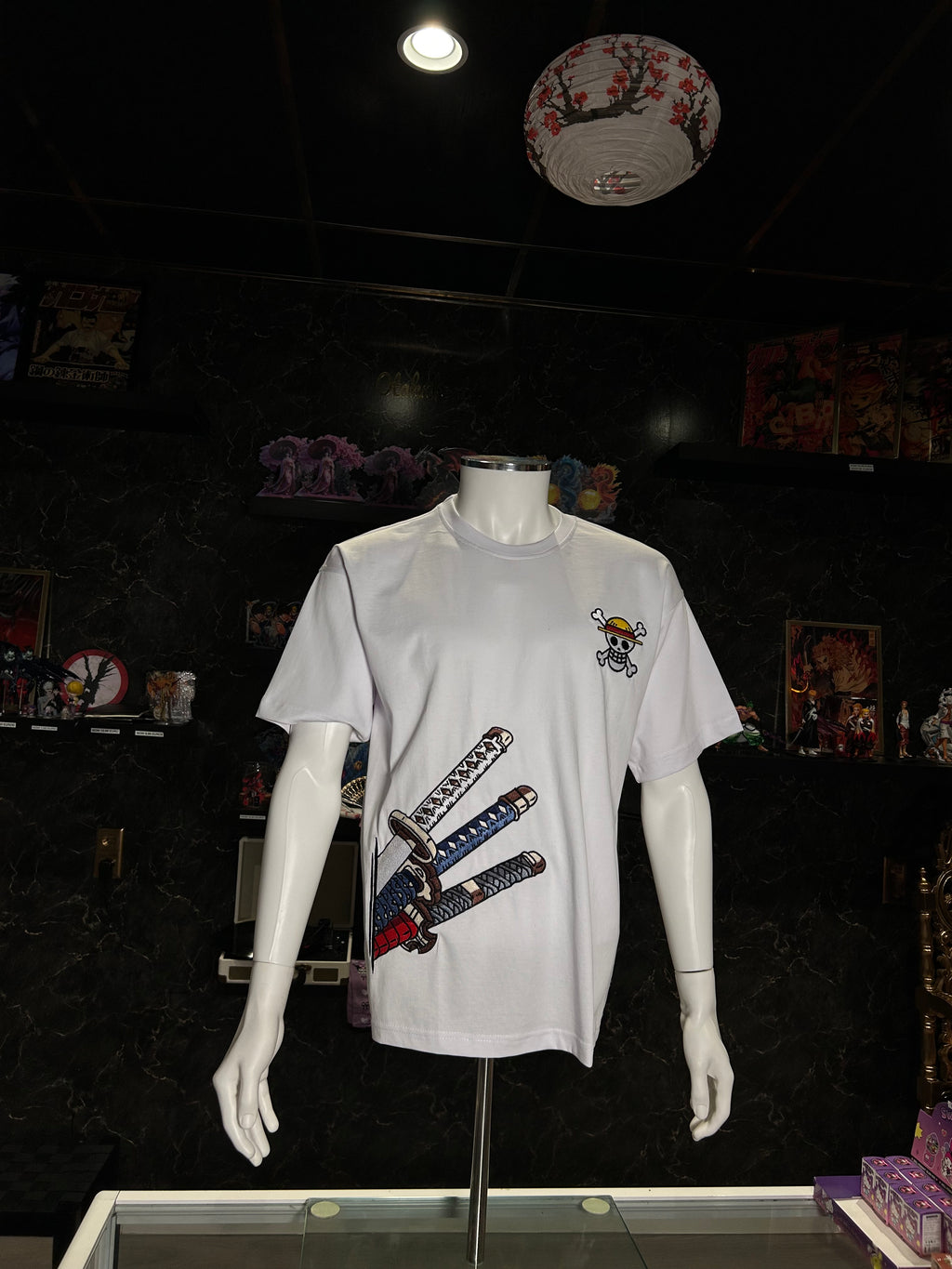 One Piece T-Shirt – Straw Hat & Three Swords Edition